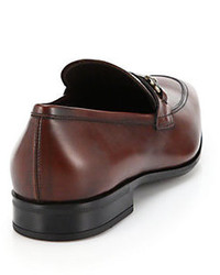 Salvatore Ferragamo Leather Bit Loafers