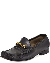 Tom Ford Leather York Chain Loafer