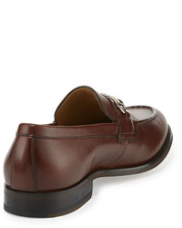 Cole Haan Maxwell Leather Horsebit Loafer Brown
