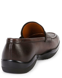 Bally Micson Leather Penny Loafer Brown