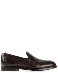 Officine Creative Distressed Penny Loafers