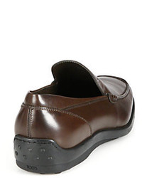 Tod's Quinn Matte Leather Loafers
