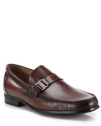 Bally Side Bit Leather Loafers