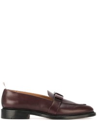 Thom Browne Loafer With Bow In Calf Leather