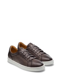 Magnanni Costa Leather Low Top Sneaker In Grey At Nordstrom