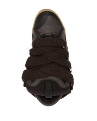 Lanvin Curb Leather Sneakers