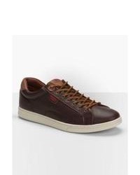 Levi's Leather Sneakers Dark Brown