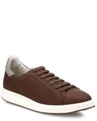 Brunello Cucinelli Low Top Leather Sneakers