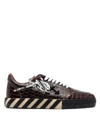 Off-White Low Vulcanized Embossed Sneakers