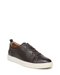 Vionic Lucas Sneaker In Chocolate Leather At Nordstrom