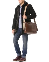 Brooks England Barbican Leather Messenger Bag