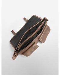 Calvin Klein Harrison Faux Leather Messenger Bag