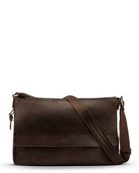 Shinola Eastwest Leather Messenger Bag
