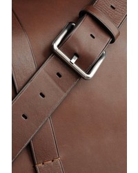 Giorgio Armani Classic Messenger Bag In Smooth Calfskin