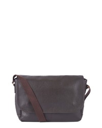 Barbour Leather Messenger Bag