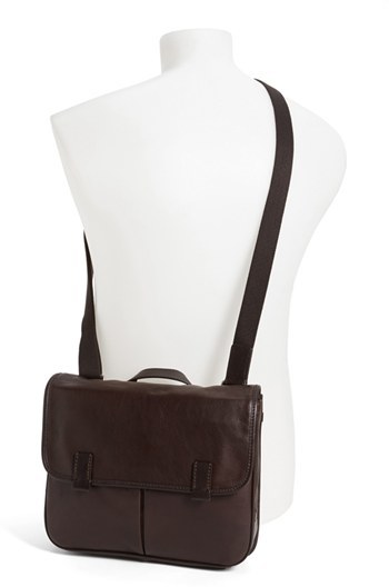 Fossil Mercer Ew Brown Leather City Messenger Bag - $70 - From BuyMa