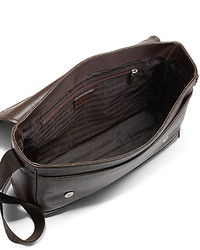Emporio Armani Saffiano Leather Messenger Bag