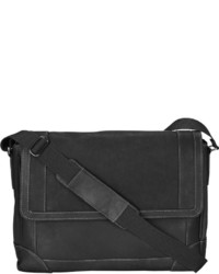 Wilsons Leather Vacqueta Multi Seam Leather Messenger Bag