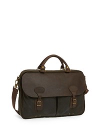 Barbour Waxed Canvas Briefcase