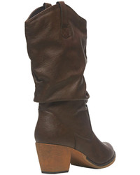 Wet Seal Faux Leather Cowboy Boot