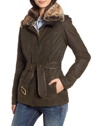 Dark Brown Leather Military Jacket