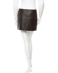 Chloé Leather Skirt