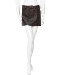 Chloé Leather Skirt