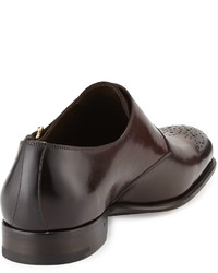 Tom Ford Charles Single Monk Loafer Brown