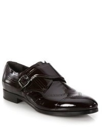Jimmy Choo Patent Leather Monk Strap Shoes