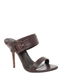 Max Studio Piaget Burnished Leather Mules