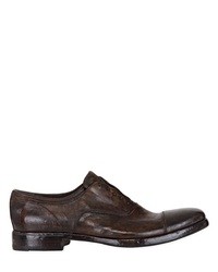 Premiata 25mm Hand Painted Leather Oxford Shoes