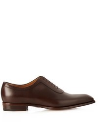 Gucci Broadwick Lace Up Leather Oxford Shoes