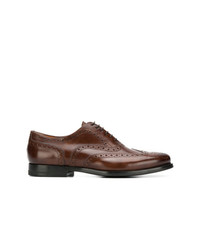 Santoni Embroidered Oxford Shoes