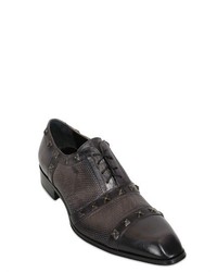 Jo Ghost Leather Studded Oxford