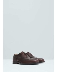 Mango Outlet Leather Oxford Shoes
