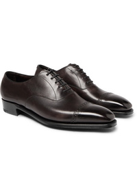 George Cleverley Nakagawa Cap Toe Leather Oxford Shoes
