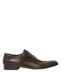 Dolce & Gabbana Napoli Leather Oxford Lace Up Shoes
