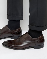 Aldo Novake Oxford Shoes In Brown Leather
