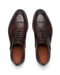 Zegna Torino Leather Oxford Shoes
