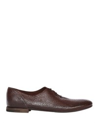 Premiata Tumbled Leather Oxford Lace Up Shoes