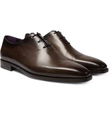 Berluti Venezia Whole Cut Leather Oxford Shoes, $1,909 | MR PORTER ...
