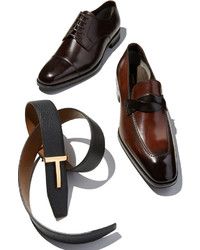 Tom Ford Wessex Cap Toe Leather Oxford Brown