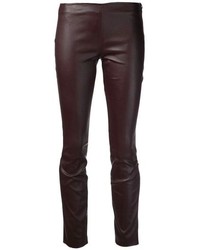 Dark Brown Leather Pants