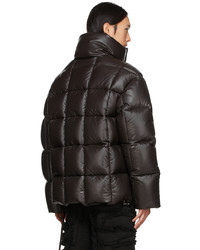 Givenchy Brown Lambskin Down Puffer Jacket