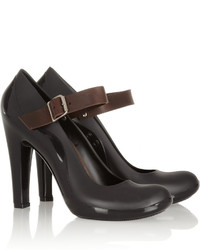 Marni Leather Trimmed Rubber Pumps