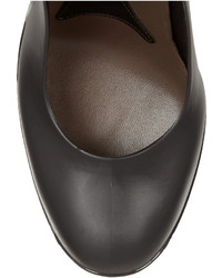 Marni Leather Trimmed Rubber Pumps