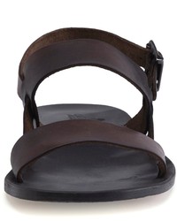 Brooks Brothers Leather Strap Sandals