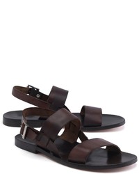 Brooks Brothers Leather Strap Sandals