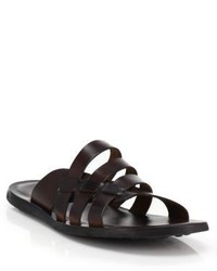 To Boot New York Miguel Three Strap Slide Sandals