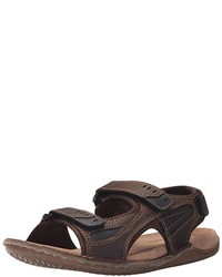 Dark Brown Leather Sandals